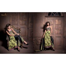 2008 Green and Black Maskeen Senora By Maisha Party Wear Suit